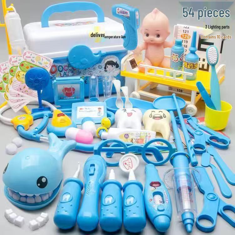 Children's Doctor Kit: Simulation Stethoscope, Injection, Pretend Play Set for Boys and Girls