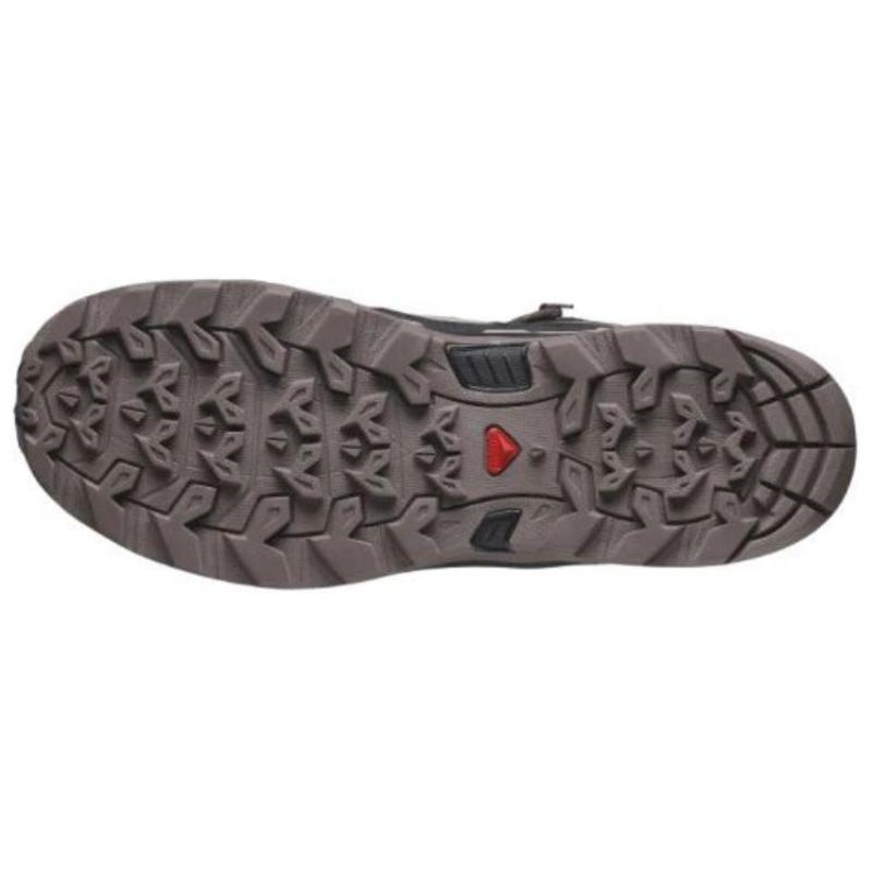 SALOMON X Ultra Pioneer Anti-Slip Wear-Resistant Mid-Top Trekking Shoes Women's Coffee Brown Sneakers 478354