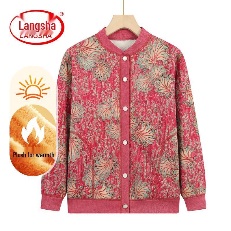 Langsha Damen Freizeit-Strickjacke für Senioren