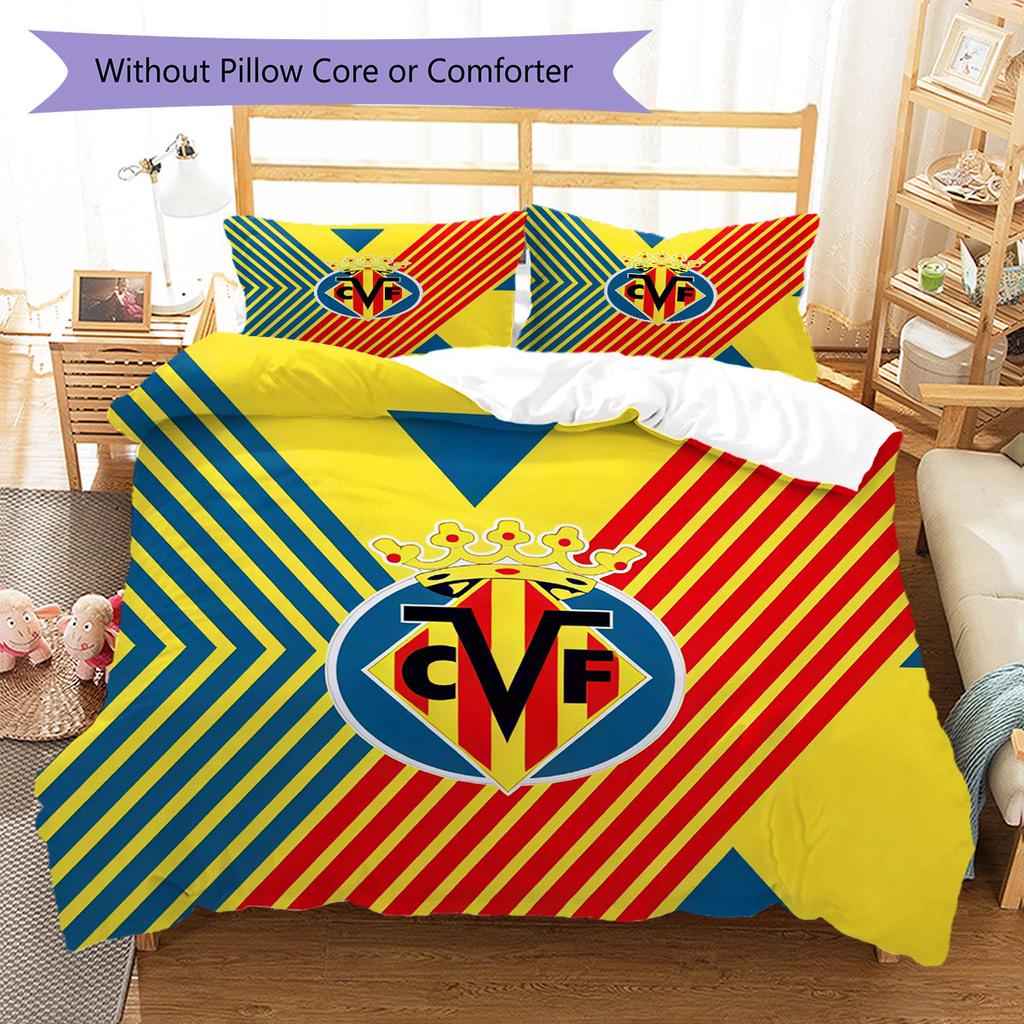 Villarreal Bedding Quilt Set Quilt Cover Pillowcase Home Decoration Birthday Gift (1 * duvet cover + 2 * pillowcase, without core)