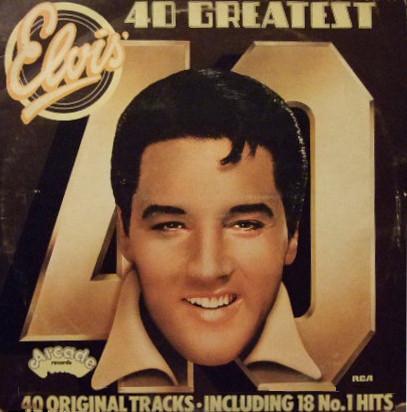 

LP Record ELVIS PRESLEY Elviss 40 Greatest ADEP12 Arcade 1974 UK Rock Used