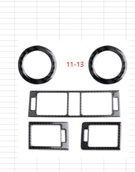 for Mercedes-Benz Old C interior modified carbon fiber central control air vent left and right instrument air vent