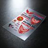 For Honda Waterproof Reflective Motorbike Stickers Easy Peel Removable Decals For Motorcycle Car