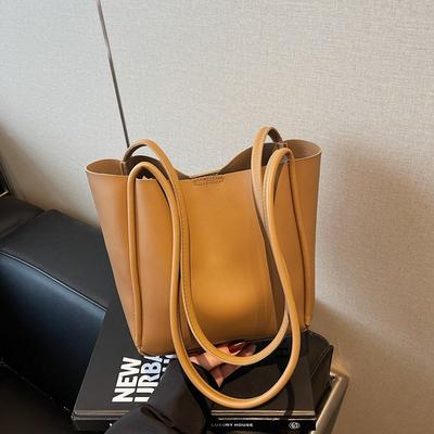 Fashion Child and Mother Bucket Bag Women's High-end Sense Niche Underarm Bag Commuter Shoulder Messenger Bag Large Capacity Tote Bag