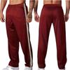 Pantaloni da Ginnastica a Strisce da Uomo Estivi Casual Gamba Dritta Pantaloni Atletici Vita Elastica Jogger