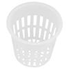 10pcs/Set Durable Safe Plastic Hydroponic Basket Cup for Garden Balcony Planting(White)