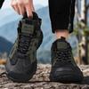 Warrior Casual Sports Fashion Versatile Trendy Classic High-Top Hiking Shoes Men Hiking Shoes Green Black WXP(WZ)-276603