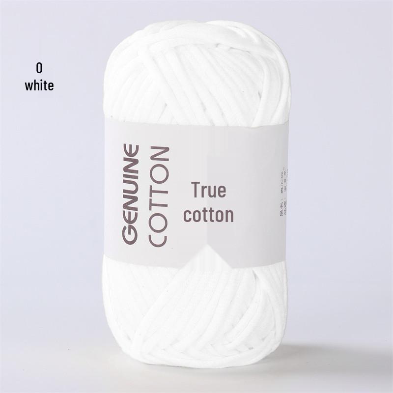 Kerngefülltes Baumwollgarn zum DIY-Stricken: Ideal für Spielzeug, Schals und Fußmatten