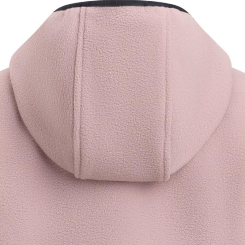Under Armour Logo Color Block Knit Hooded Sports Long Sleeve Fleece Jacket Women jackets 6010177-673