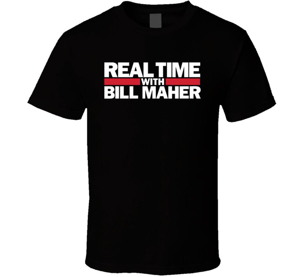 Real Time With Bill Maher Tv Show Logo Fan T Shirt Mens Womens Tees Top XL