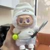 15/17cm panenka Oblečení volnočasový sportovní set pro Labubu oblečení raketa tenisové oblečení Outfit náhradní dekorace hračky doplňky