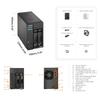 ASUSTOR ASUS Subsidiary NAS Kit 2 Bay AS6702T Lockerstor 2 Gen 2 NvMe SSD Slot Intel Celeron N5105 Quad Core High Speed Port DDR4 4GB Memory HDMI