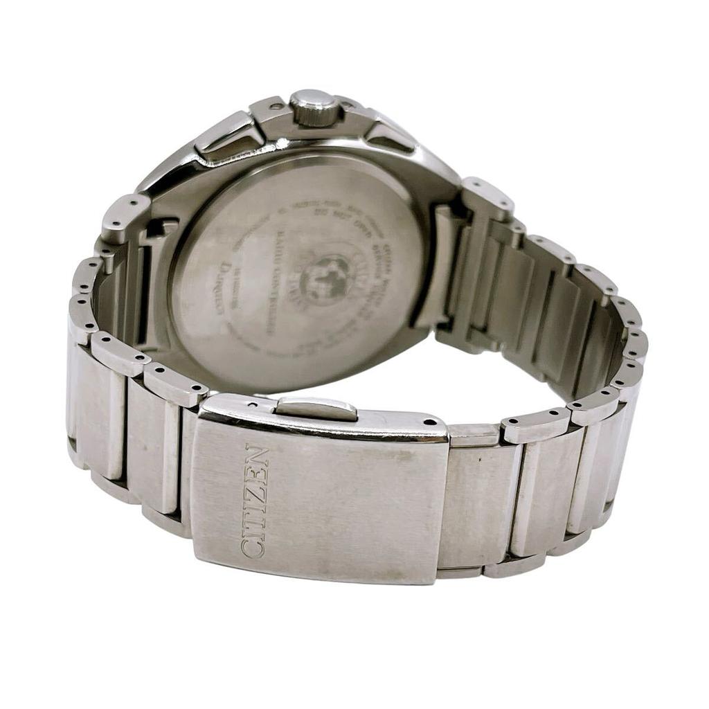 CITIZEN Attesa blue and H610-T016791 wristwatch, silver.