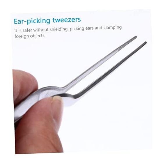 Ipetboom Stainless Steel Ear Wax Remover, Ear Cleaning Tool Set, Rust-resistant and Sturdy Ear Pick, Ear Cleaning Goods with Design Perfect for Ear