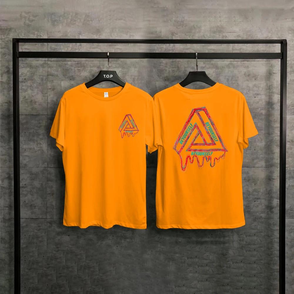 Cotton High Quality Printed T-shirt Short Sleeve Comfortable Soft Loose Fashion Top T-shirt American Retro T-shirt Men