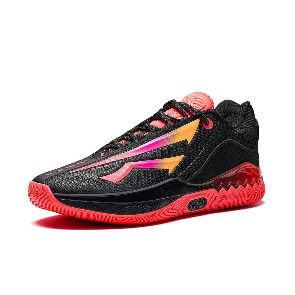 Anta KAI SPEED 2 Irving Pioneer 2 CNY Low top Basketball Shoes Men's Basic Black/Neon Red 912611114-4