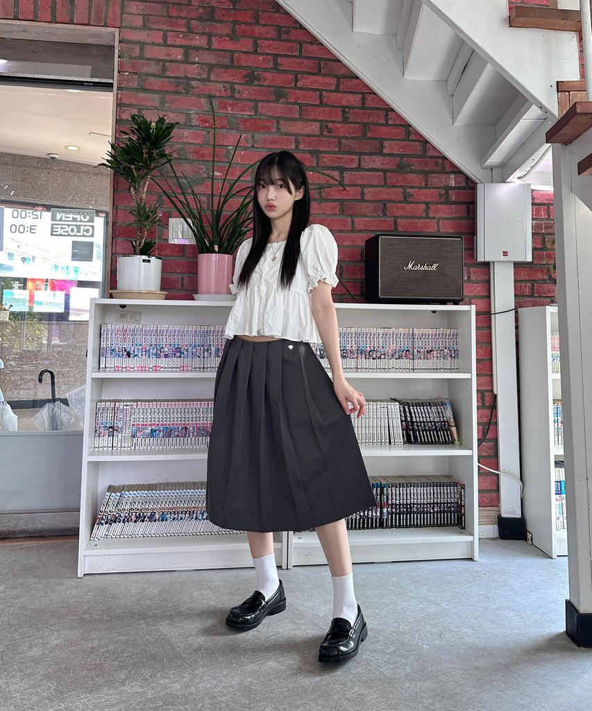 Ovtu Classic Pleated Skirt_3 Colors