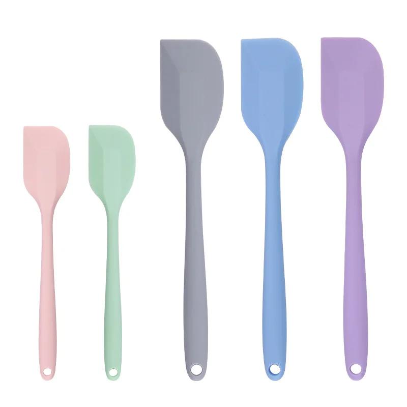 Food Grade Spatula Silicone Spatula Cream Scraper Stirring Knife  Butter Pastry Blenders Salad Mixer  Kitchen Tool Baking Tools