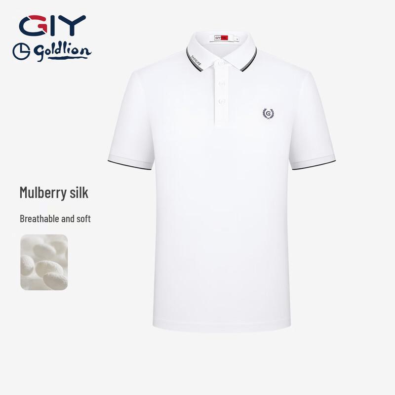 Goldlion GY Men s Casual Short Sleeve Polo Shirt M