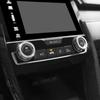 LECART Bling Car Accessories Fit for Honda Civic 10th Gen 2016 2017 2018    AC Knob Covers Auto Interior Bling Decor Crystal Metal Cover Trim Cute