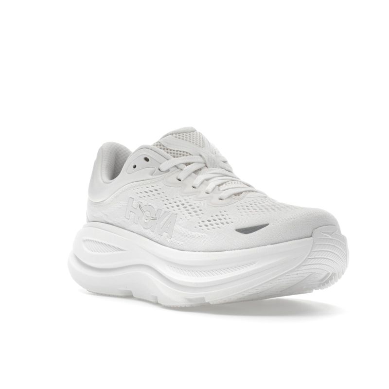 HOKA  Bondi 9 White Women Sneakers 1162012-WWH