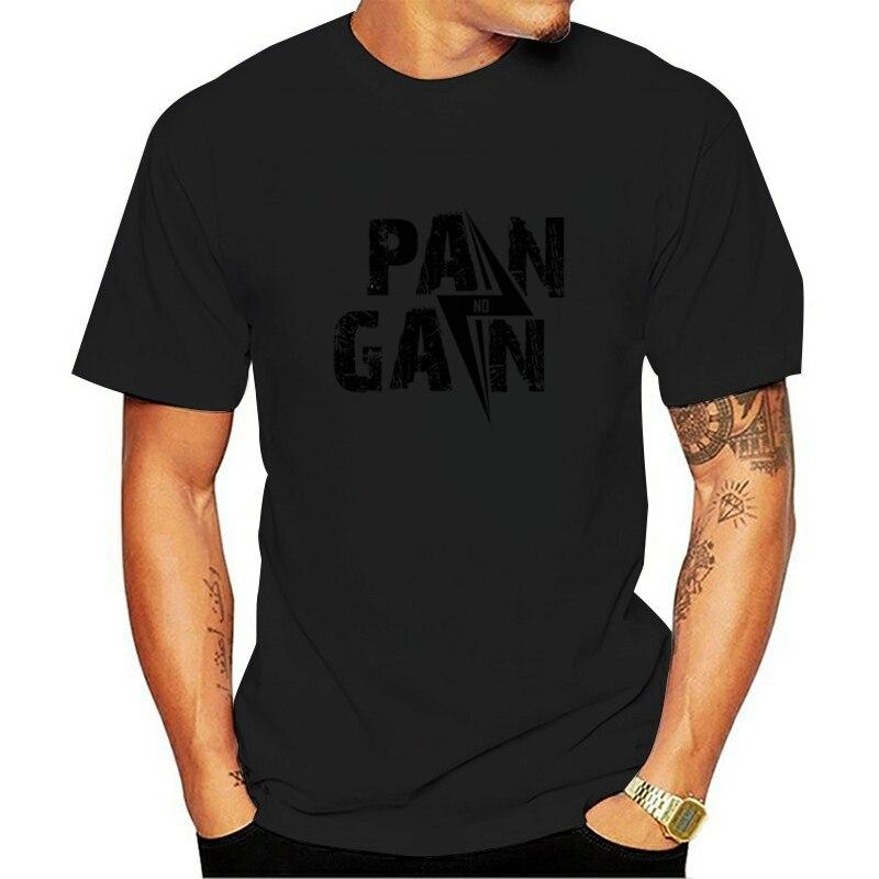 Buy No Pain No Gain Pattern Fashion Men's T Shirt Short Sleeve Casual ...