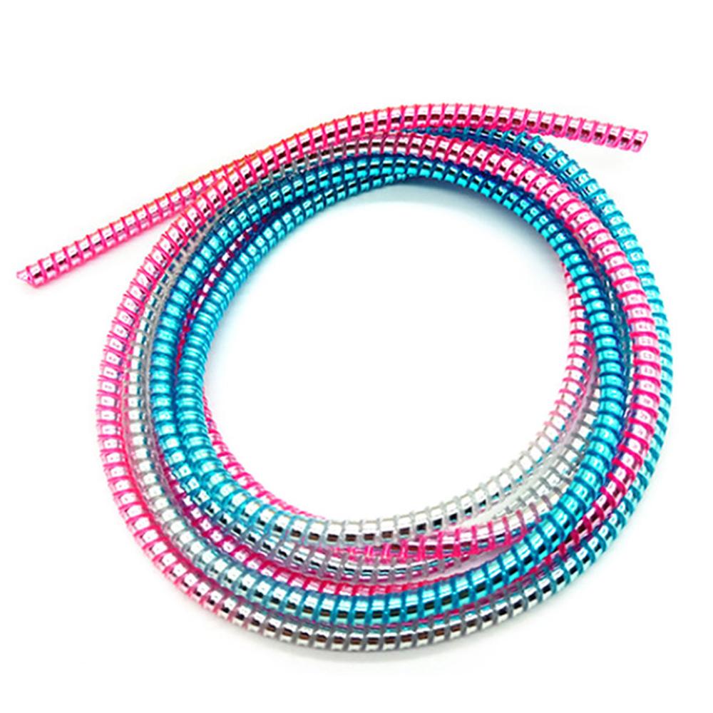 

Cord Protector USB Cable Protector Cable Winder Organizer Charging Data Line Cable Protection Wrap blue pink silver