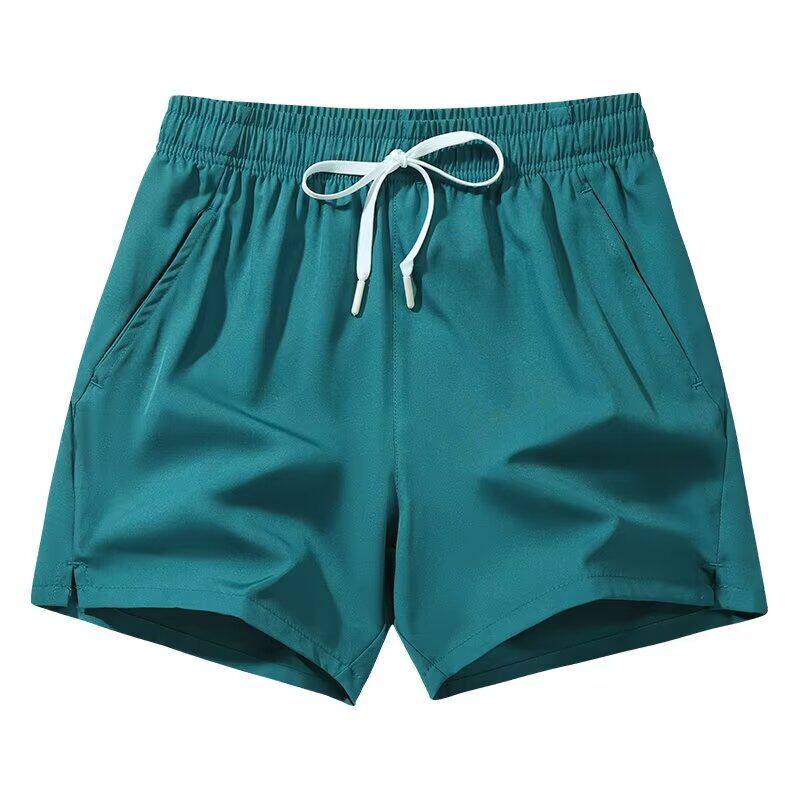Men's Fitness Sports Shorts Men Plus Size Casual Solid Color Beach Shorts Man Quick Dry Breathable Running Shorts