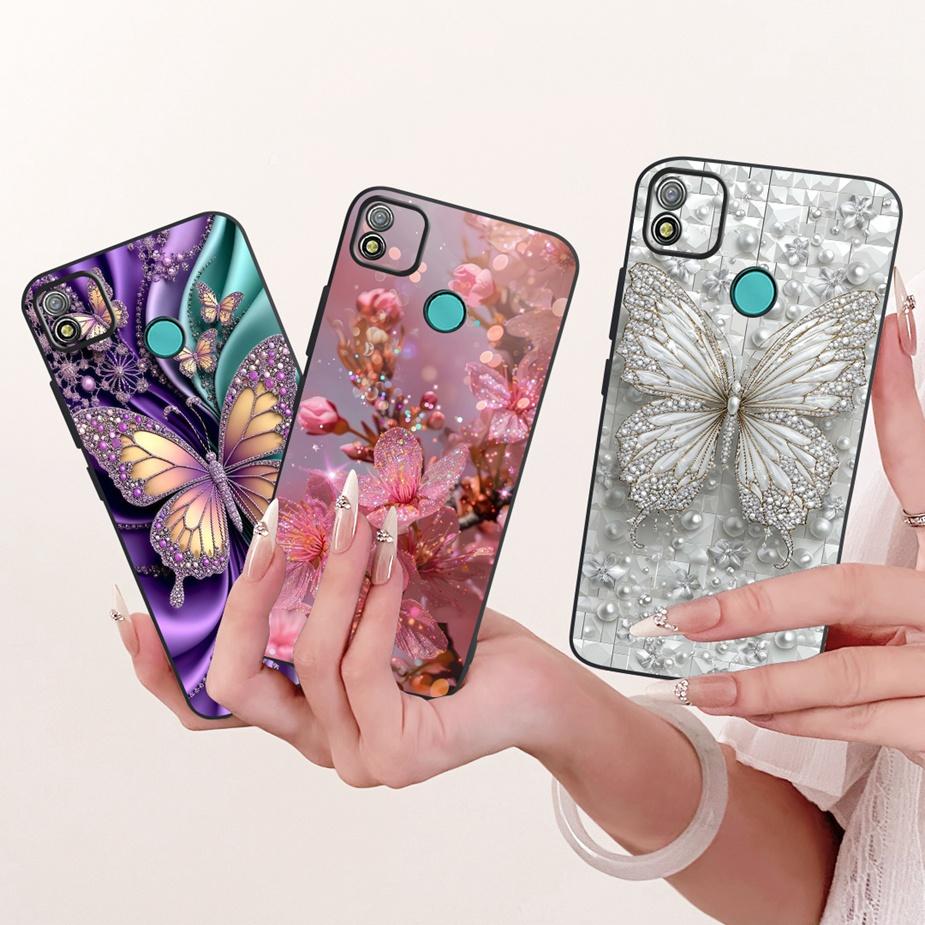 For Tecno Pop 4 Case BC2c BC1s New Luxury Painted Cover Soft Silicone Case For Tecno Pop 5 BD2 BD2p BD3 BD1 BD2d Pop4 Pop5 Shell