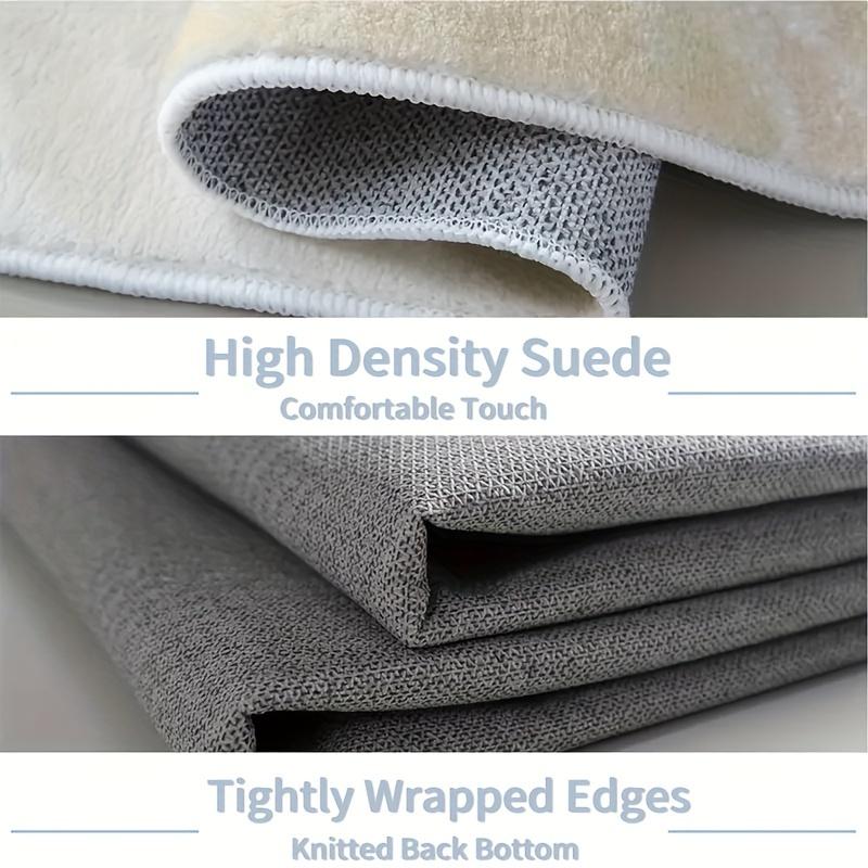 Bohemian Style Printed Carpet Washable Soft Vintage Anti Slip Non Shedding Artificial Wool Indoor Entrance Dining Rooms