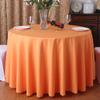 White Polyester Round Tablecloth For Home Banquet Wedding Events Solid Color Circular Table Cover Elegant Table Linen For Dining Room Celebration