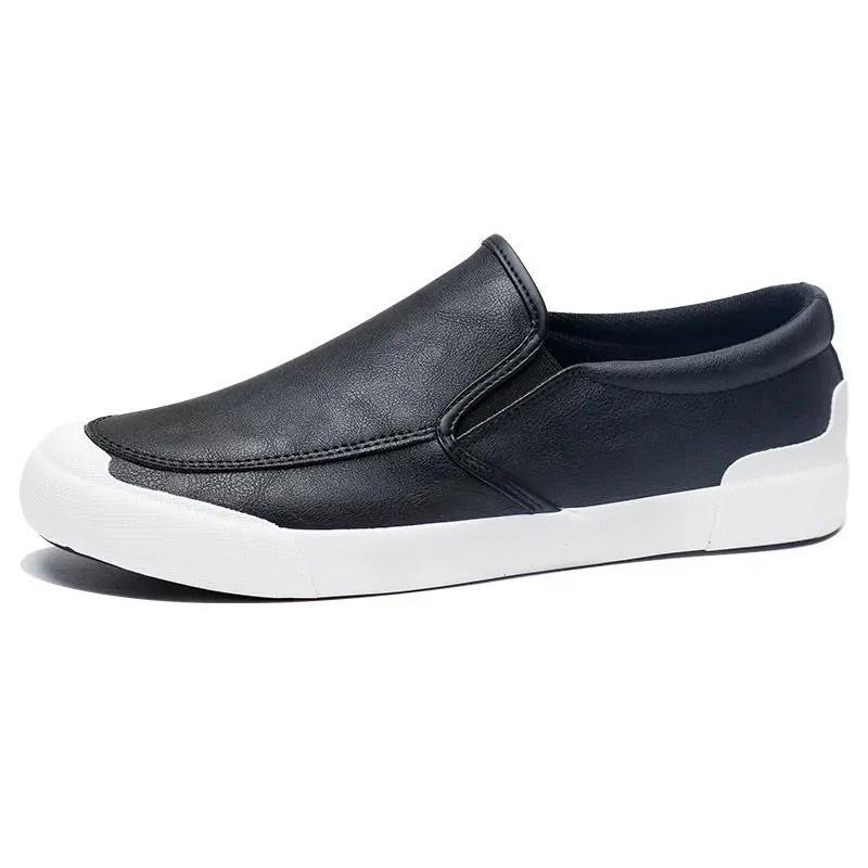 Slip-on Male Casual Shoe New In Footwear Men's Leather Shoes Offer Classic Original Common Designer Sale Shipping Free Low Price