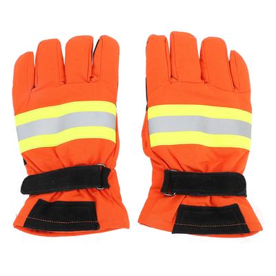 1 paire de gants de pompier résistants à la chaleur, imperméables, antidérapants et ignifuges