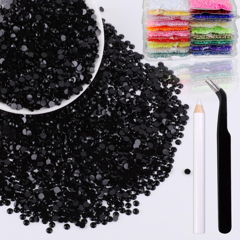 2Mm3Mm4Mm Flat Bottom Resin Drill Diy Handmade Mobile Phone Case Beauty Sticker Drill