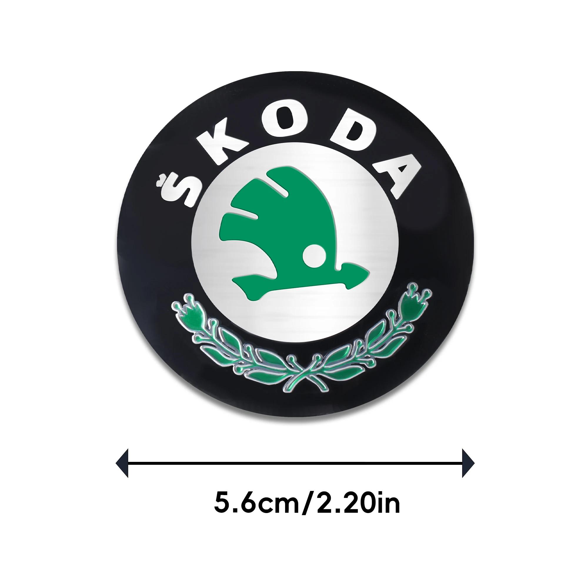

Car Sticker 4pcs 3D 56mm 65mm Car Emblem Wheel Hub Center Cap Badge Covers Sticker Accessories For Skoda Octavia Kodiaq VII Scal Skoda sticker