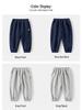 Boys' Street Style Sweatpants - Autumn 2025 Collection for Kids, Spring Outfit, Long Sporty Trousers for Children