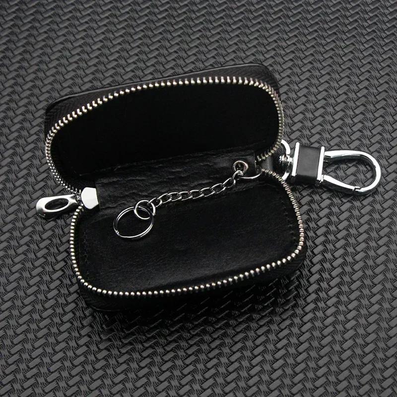 Leather Key Wallet Car Key Bag Fashion Key Holders for Alfa Romeo Logo Giulia Giulietta Spider GT Stelvio 147 156 155 159 166 zj3