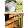 Camping Mug Stainless Steel Cup Tourist Tableware Picnic Utensils Outdoor Kitchen Equipment Travel Cooking set outdoor Hiking