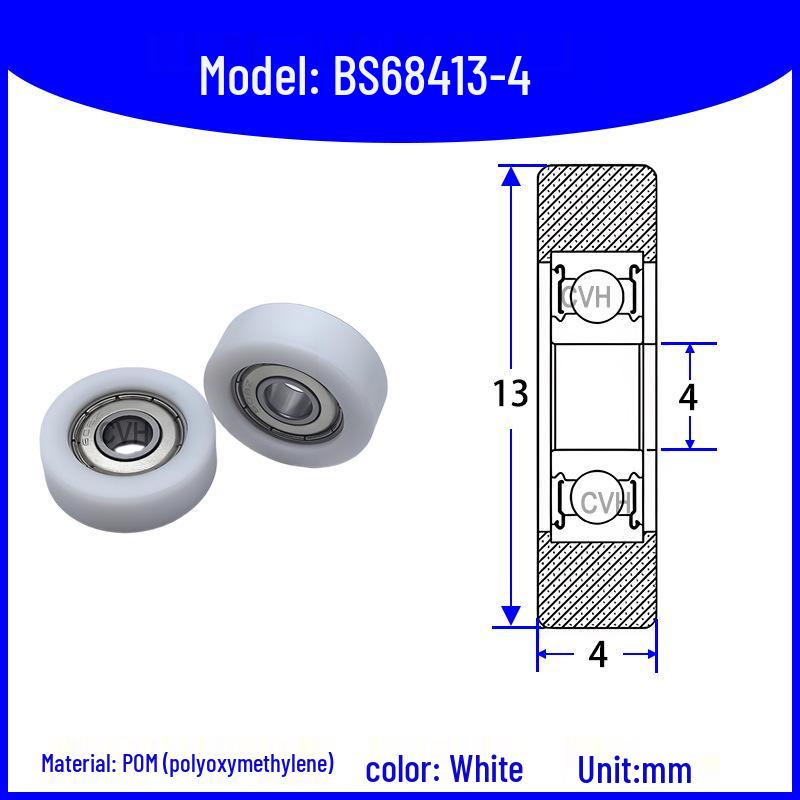 

EB13 Acetal Bearing: Wear-Resistant Nylon Roller with High Load-Bearing POM Pulley