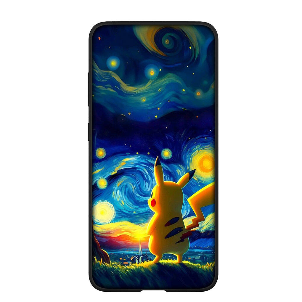 Phone Case for iPhone 17 16 15 Plus Xiaomi Poco F8 F7 X7 X6 M8 C85 C75 C71 Redmi Note 14 12 11 13 Pro Max A4 14C 13C 15C Mew Pokemon GO Pikachu Mewtwo