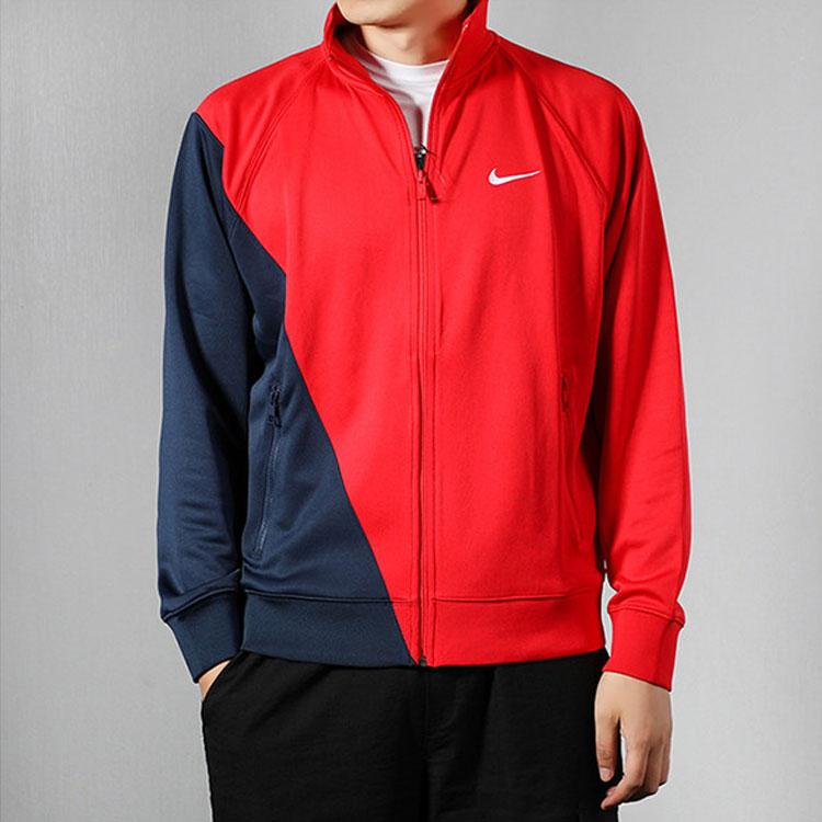 Nike Casual Sport Knit Zip-Up Collar Jacket Men Jackets University-Red BV5288-657