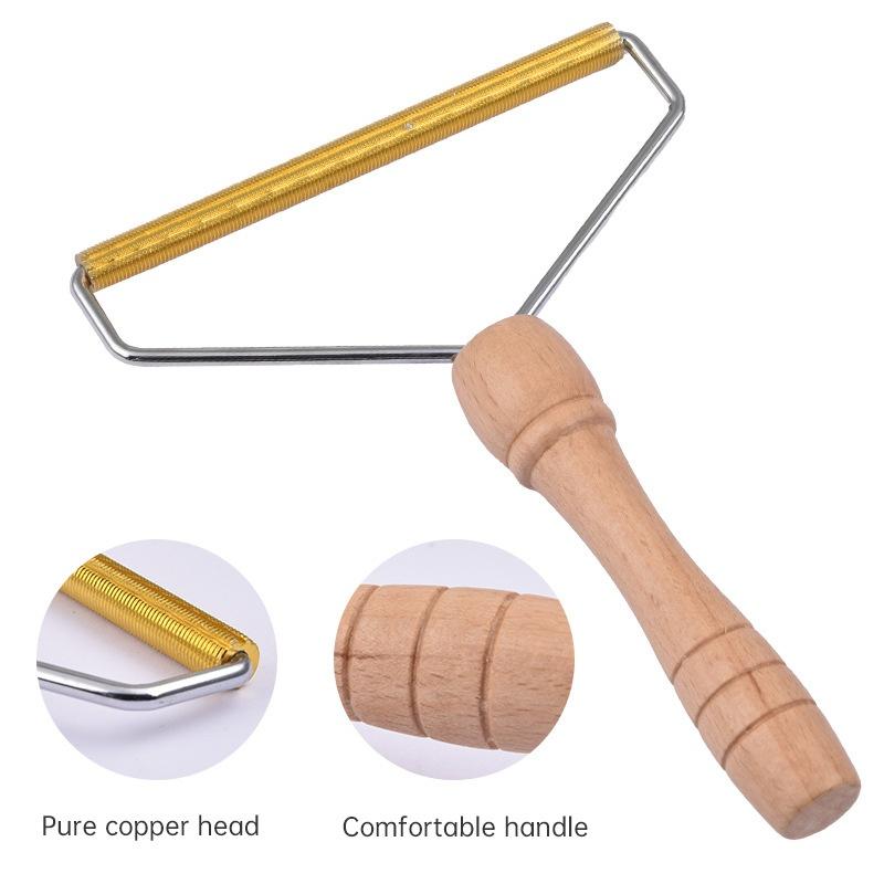 Wholesale Jute Wood And Alloy Lint Remover Perfect For Removing Pet Hair