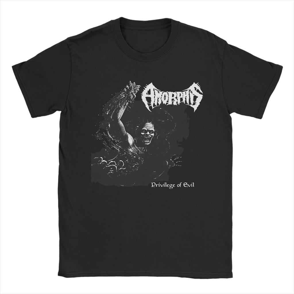 Amorphis Kaleval Rock Metal Band Apparel Unisex T Shirt Pure Cotton Tee New Arrival  T-shirt Clothing