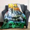 Waterfall Nature Scene Throw Blanket Unique Home Decor Gift For Any Occasiont41