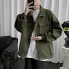 Working Jacket Men's Autumn Winter Korean Handsome Tops Ins Trendy Brand Loose Stand Collar Jacket