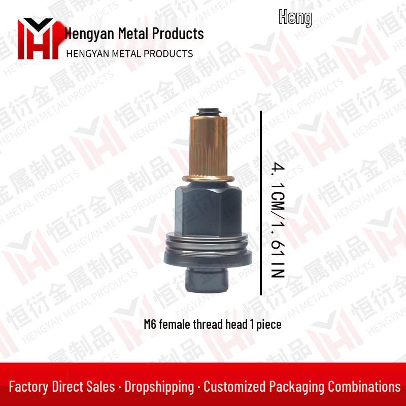 Manual Rivet Nut Tool with Interchangeable Heads M3-M12