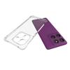 For Motorola Edge 60 Pro 5G Case WANLONFENG WL Series 2.0mm TPU Phone Cover with Tempered Glass Film