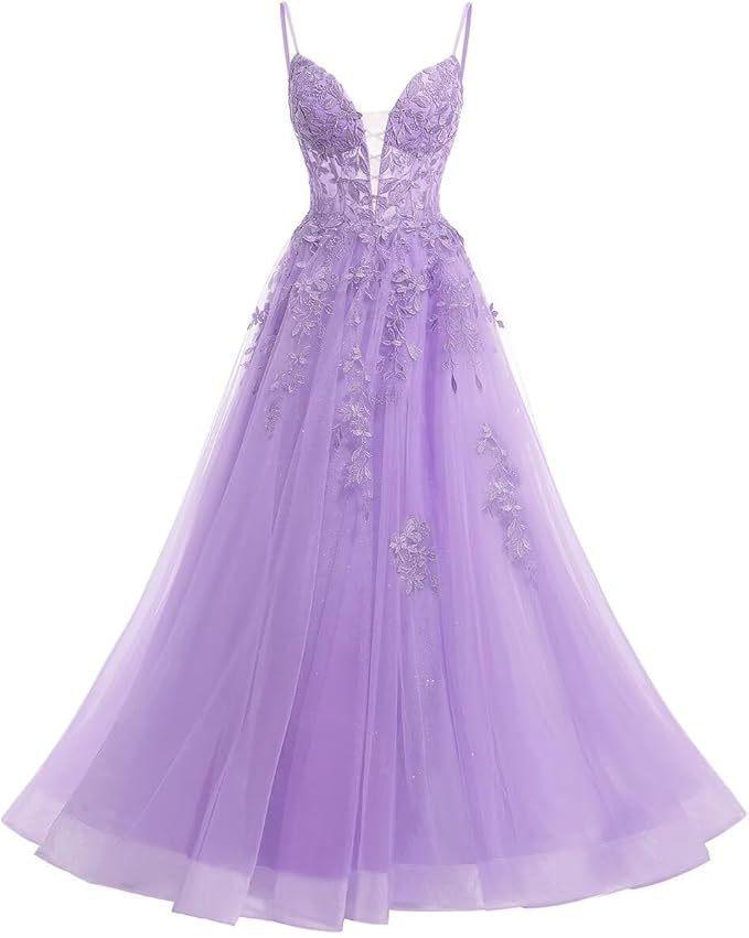 Evening Dress French Suspender Long Lace Fluffy Ball Dress Back Strap Dress Long Dress
