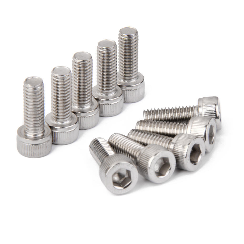 10 Viti A Testa Esagonale Flangiata M6 - Acciaio Inox 304 - Lunghezza 16 Mm - Foto 5