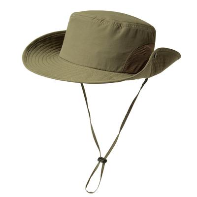 Safari Adventure Faltbarer Boonie Stilvoller Angelhut UV Militär Sonne Abnehmbarer Kinnriemen Breit UV Wandern [TOP-EX] Herrenhut, Hut, Hut, Hut, Schutz, Hut,